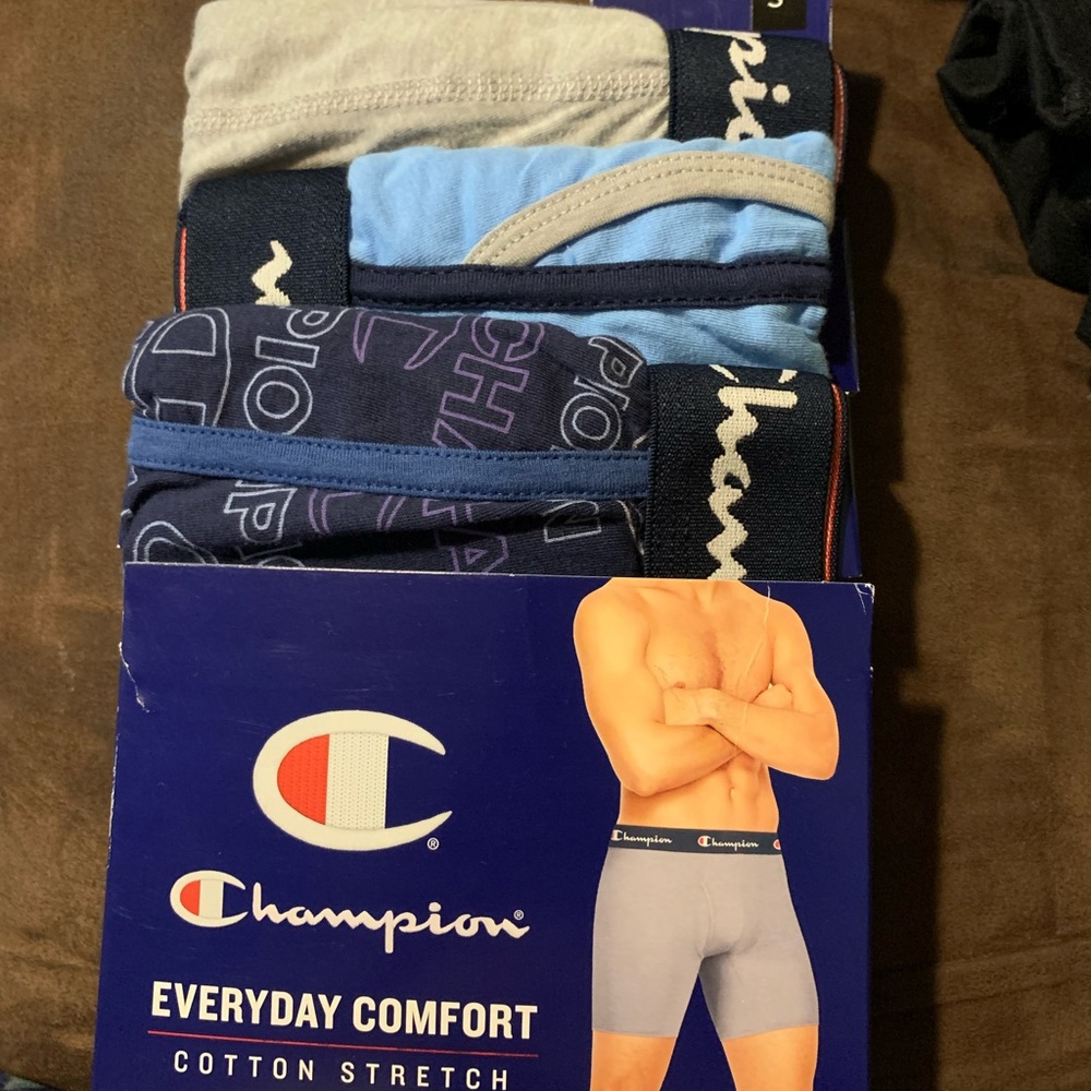 New. Size small. 3 pack of Champion mens boxers